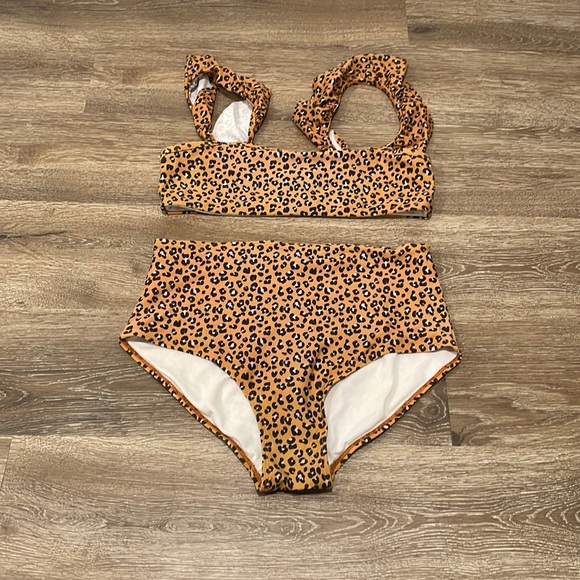 Rylee + Cru Other - Rylee + Cru Leopard Swimsuit